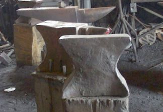 Antique group of anvils (c) Jock Dempsey