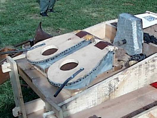 Viking Forge Bellows and pipe