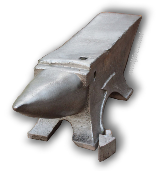 French Four Footed Anvil and Hardy