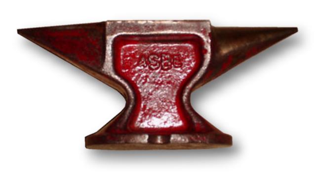 Double horned European bench anvil