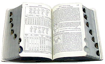 17th Edition Machinery's Handbook with mirror thumb tabs