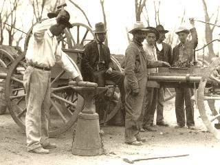 Mexican Army Blacksmiths Photo Copyright 2003 (c) by Gill Fahrenwald