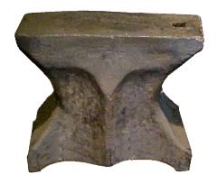 Old style German Hornless anvil