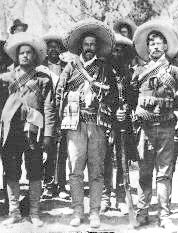 Pancho Villa with friends