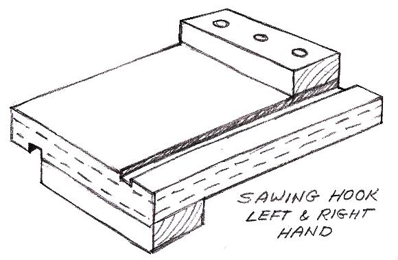 Sawing Bench Hook or shooting board