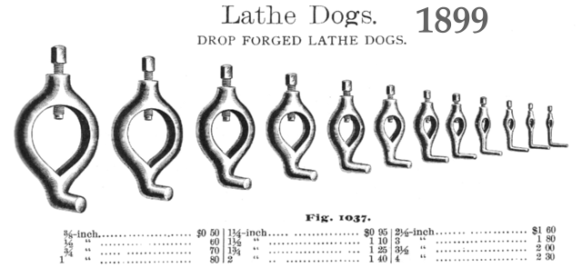 1899 catalog listing drive dogs