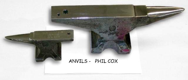 forged minature anvils by Phil Cox
