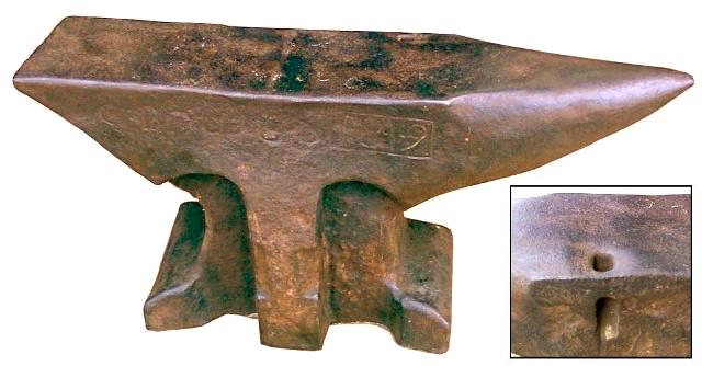 European 5th Foot Signed Anvil