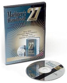 Cover 27th Edition Machinery's Handbook CD-ROM, photo (c) Jock Dempsey