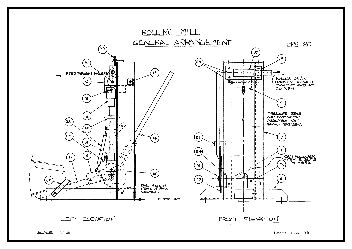 Steel Rolling Mill Assembly Drawing, click for details