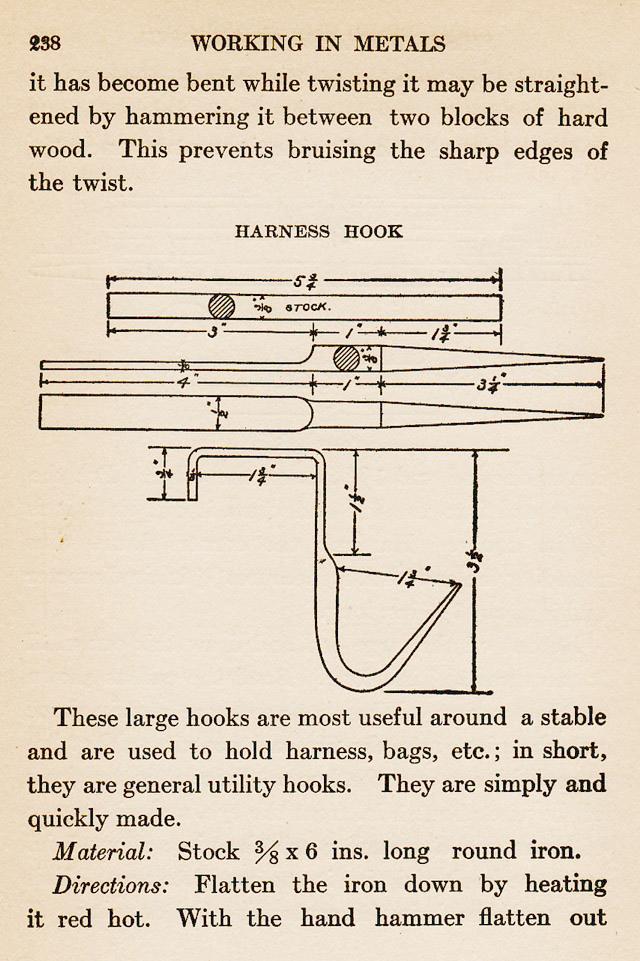 Working in Metals -THE BLACKSMITHS SHOP: First Problems in Forging ...