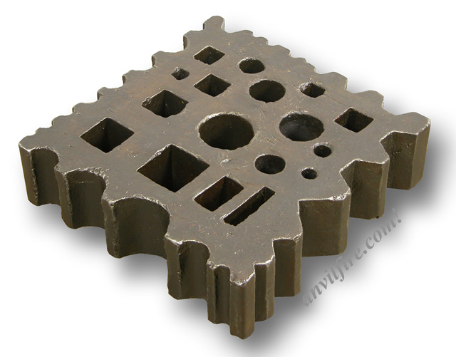 Square 16 Hole Industrial Swage Block