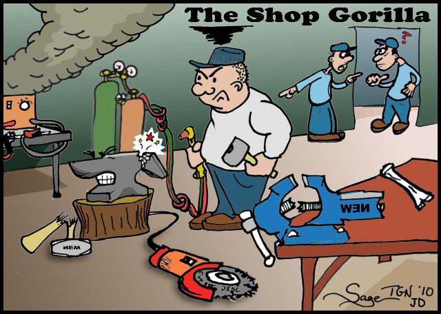 The shop gorilla