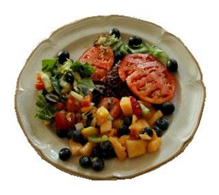 Fresh Salad and Fruit Mix