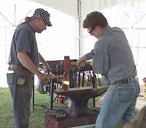 Frank Turley with Striker cutting hammer punch -2.