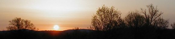 Sunrise on a beautiful Virginia spring morning.  Photo by Bill Wojcik.