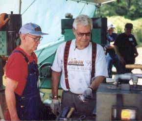 Uri Hoffi and Tom Clark photo (c) 2001 Randal Guess