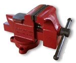 Red Columbian Bench Vise